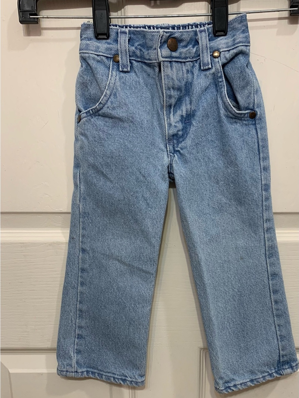 Vintage Toddler Wrangler Light Wash Deni Western Jeans. 3605